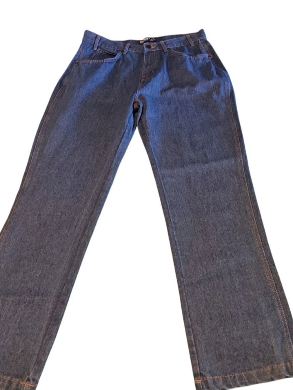 Men’s Mission Ridge Denim Blue Jeans Straight Leg 34X32 NEW! Rigged Work Wear